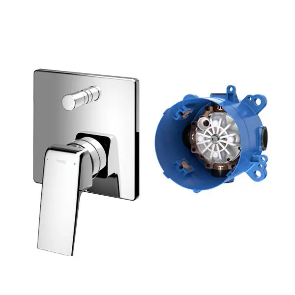 Van gật gù điều chỉnh nóng lạnh GB kèm nút chuyển hướng và phụ kiện âm tường